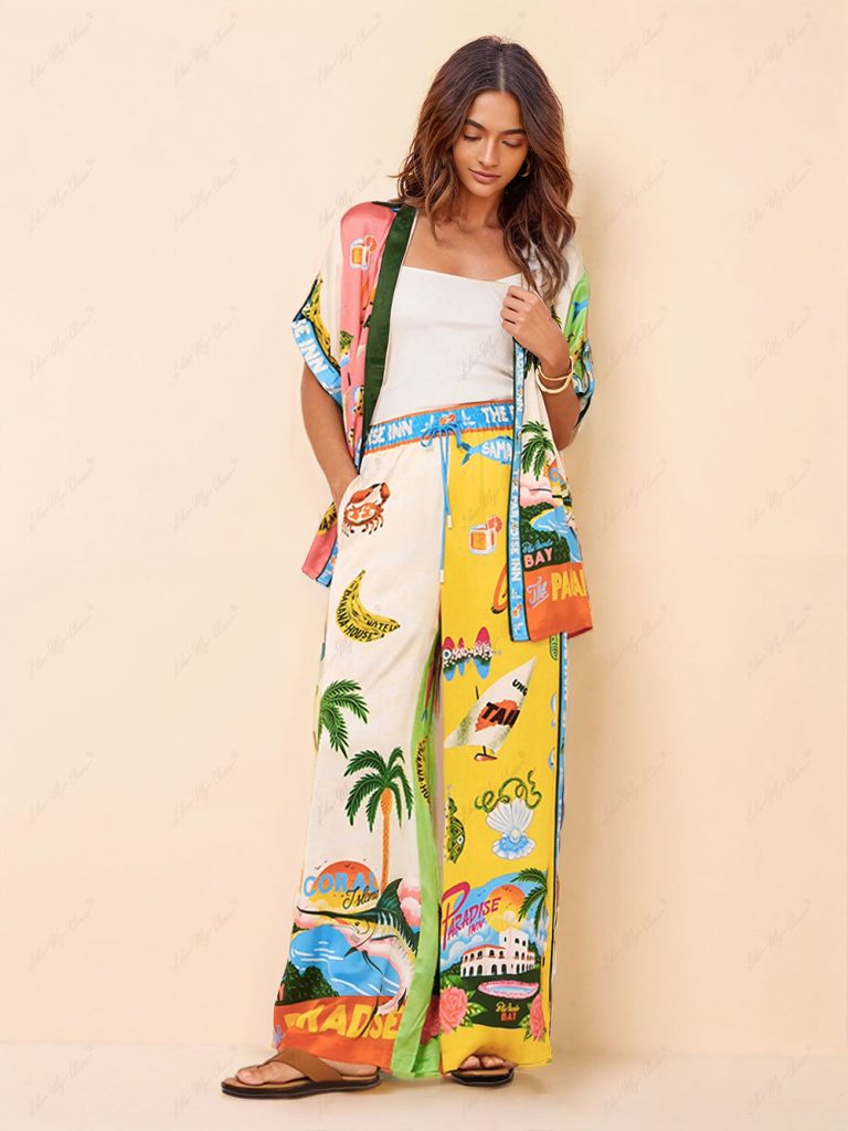 Printed Resort Two-Piece Set