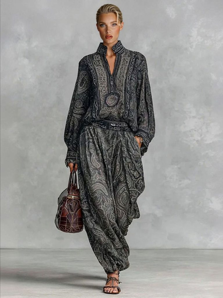 Printed Two-Piece Set